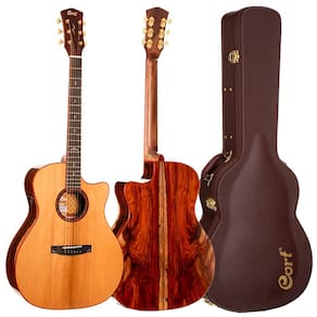 Violão Elétrico Cort Gold Grand Auditorium A10 Cocobolo C/ Case