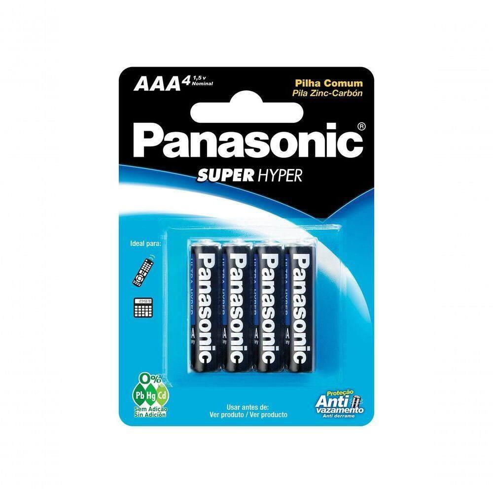 Pilha Comum Aaa Com 4 R03ual-4b400