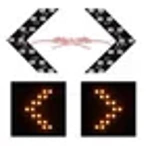 Par Seta Led 14 Leds 1 Polo Espelho Retrovisor Pisca Seta