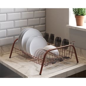Escorredor de Louças Cama Isabela com Porta Copos Cobre