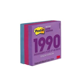 Bloco Adesivo Post It 3M 76X76Mm 270 Folhas Marrakesh 1990