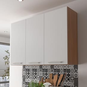 Armário de Cozinha Aéreo com 3 Portas 120cm Multimóveis CR20442
