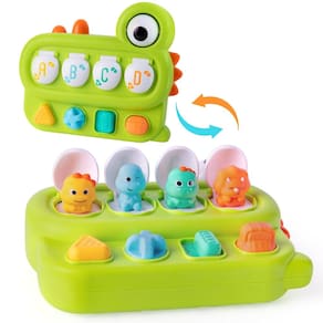 Dinossauro de causa e efeito do brinquedo de desenvolvimento Tovol Zerky