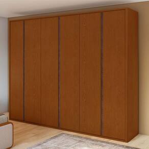 Guarda Roupa Casal Ambiente Leder 6 Portas Frassino – Lopas
