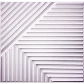 Kit 24 Placas Decorativas 3D Revestimentos 0,5Mm Ripado