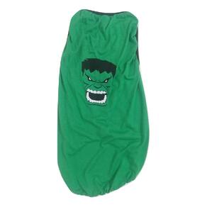 Camiseta Para Cães Super Heróis Hulk Verde Tamanho P