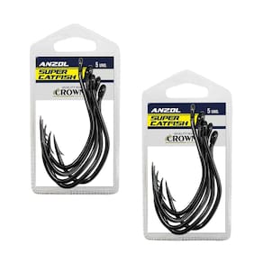 Anzol Crown Super Cat Fish Piraiba Pirara Jau Aço Carbono Nº8/0 10UN