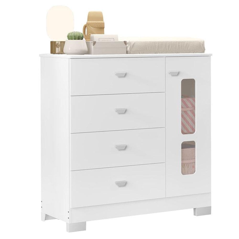 Cômoda Infantil Katatau Branco- Reller
