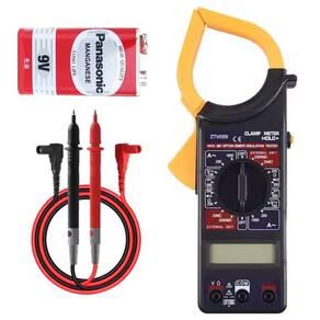 Alicate Amperimetro Digital Completo Estojo Protecao 750V 20A 200A Multimetro Hold Profissional