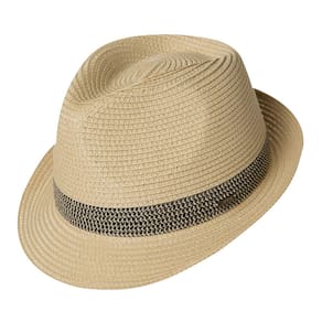 Chapéu Fancet Straw Fedora Short Brim Sun Beach para homens e mulheres