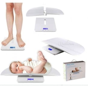Balanca Digital Bebe Pediatrica Adulto Infantil 2 Em 1 Lcd Baby Mamae Pet Veterinario 100Kg Touch