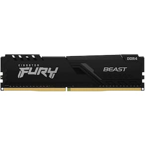 Memória Gamer Kingston Fury Beast, 16Gb, Ddr4, 3600Mhz, Cl18