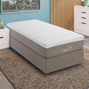 Colchão Solteiro Nuvellê com Molas Ensacadas 88x188 Cinza - Colchões Kappesberg