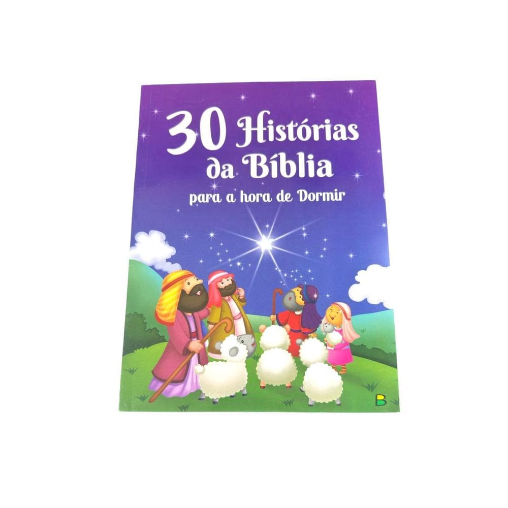 Livro Infantil 30 Histórias Bíblicas Para Hora De Dormir