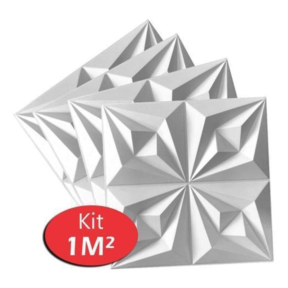 Placas Decorativas 3D M Revestimentos Paredes Tetos Origami