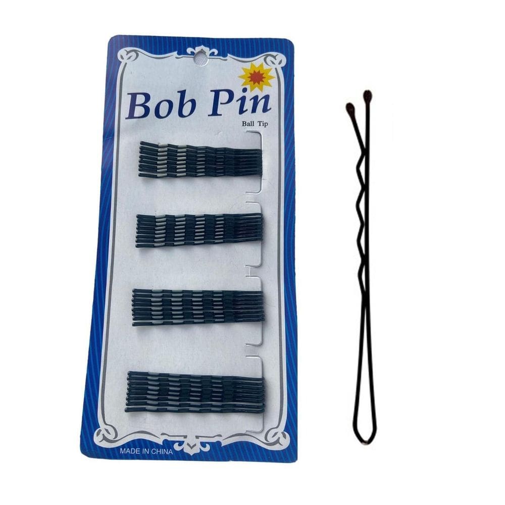 Grampo De Cabelo Preto Ondulada Para Penteados 5Cm- 36Un