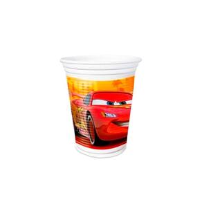 Copos Descartáveis Festa Carros 200 Ml Com 8 Un Regina