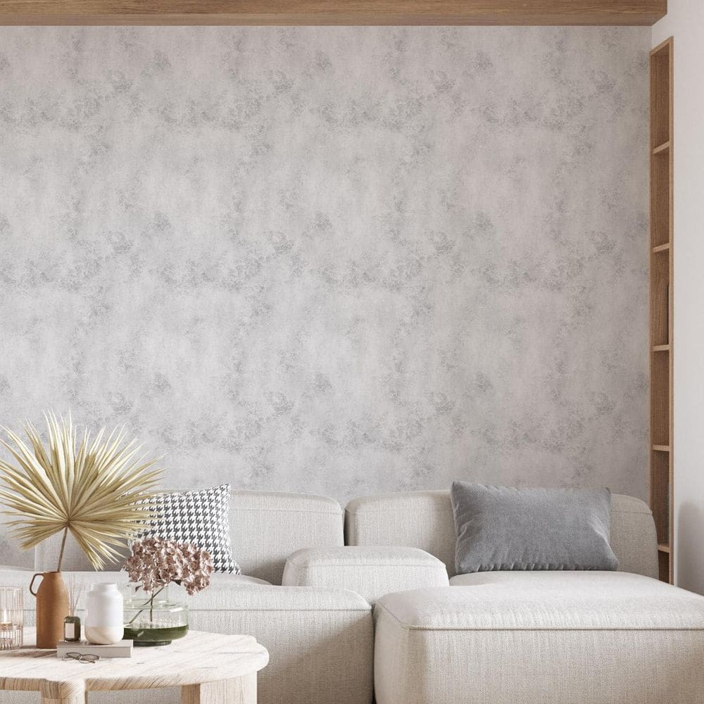 Kit 8 Rolos Papel De Parede Adesivo Cimento 3,0M