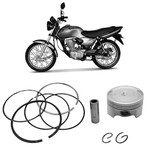 Kit Pistão Anel 1.00 Moto CG125 NXR125 Bros Vini Controlflex