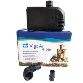 Bomba Submersa Para Fonte, Cascata, etc altura até 1,60m H1000 Vigo Ar