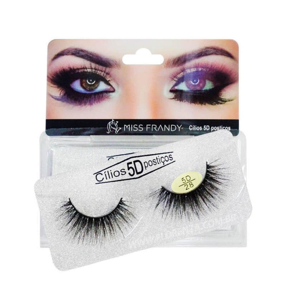 Cílios Postiços 5D-28 - Miss Frandy