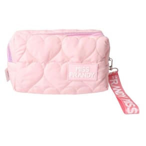 Necessaire Puff De Maquiagem Design Fofo E Funcional Miss Frandy Rosa