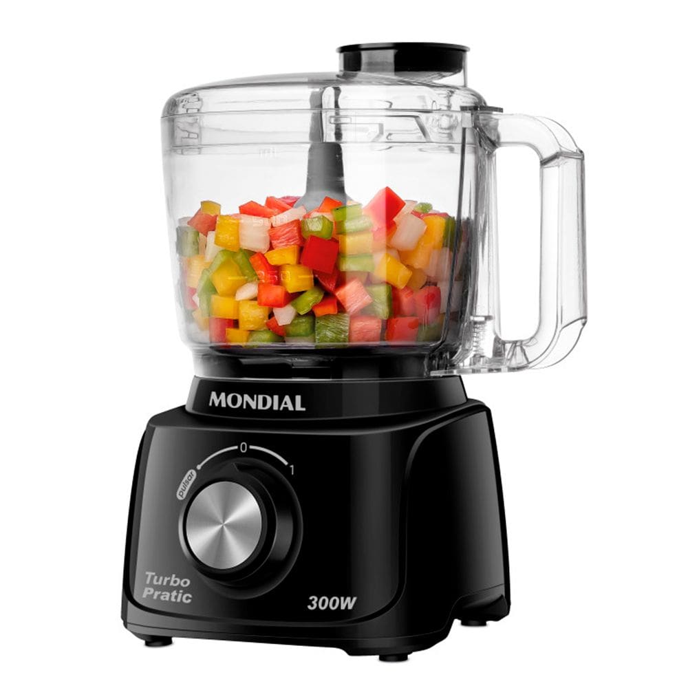Mini Processador Mondial Turbo Pratic 300W MP-16-B 220V