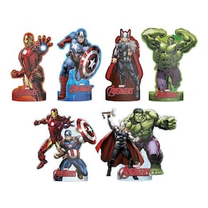 Decoração De Mesa Vingadores - 6 Itens