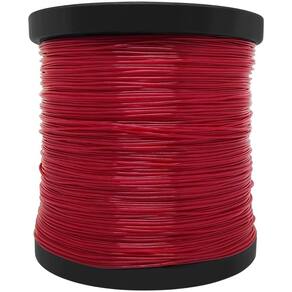 Rolo Bobina Fio Nylon 1.8mm Redondo Vermelho Supreme Parts