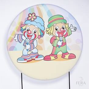 Painel Decorativo para Festa 1,30x1,30 metros Vesti Fácil com Elástico Patati Patata - Fera Print