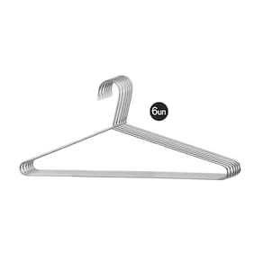 Cabide Aço Cromado Lavanderia Loja Roupa Resistente 6un