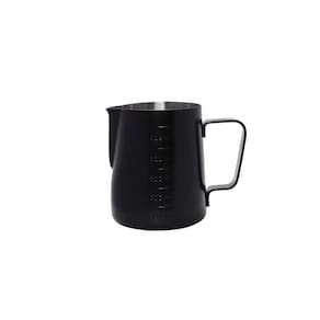 Leiteira Caneca Inox Preta Jarra Bule Pequeno 600ml