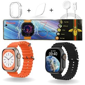 Smartwatch Ultra 3 PRO Lançamento 49mm Série 10 GPS Chat GPT NFC - Microwear