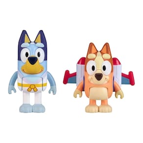 Pacotes de bonecos Bluey Action Heroes de 2,5 polegadas com bingo