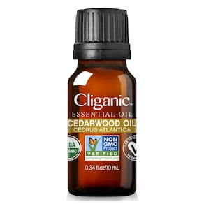 Perfume Cliganic, óleo essencial de cedro orgânico, 10 ml, unissex