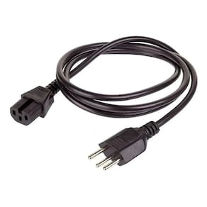 Cabo De Força Kross 1.5m 3x0,75 10 Amperes Black