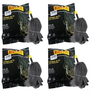 4 Camara De Ar Bicicleta Infantil Bmx Cross Aro 20 Pirelli