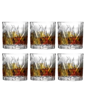 Jogo de Copos Forest Rocks de Cristal 6pcs 310ml - Ruvolo