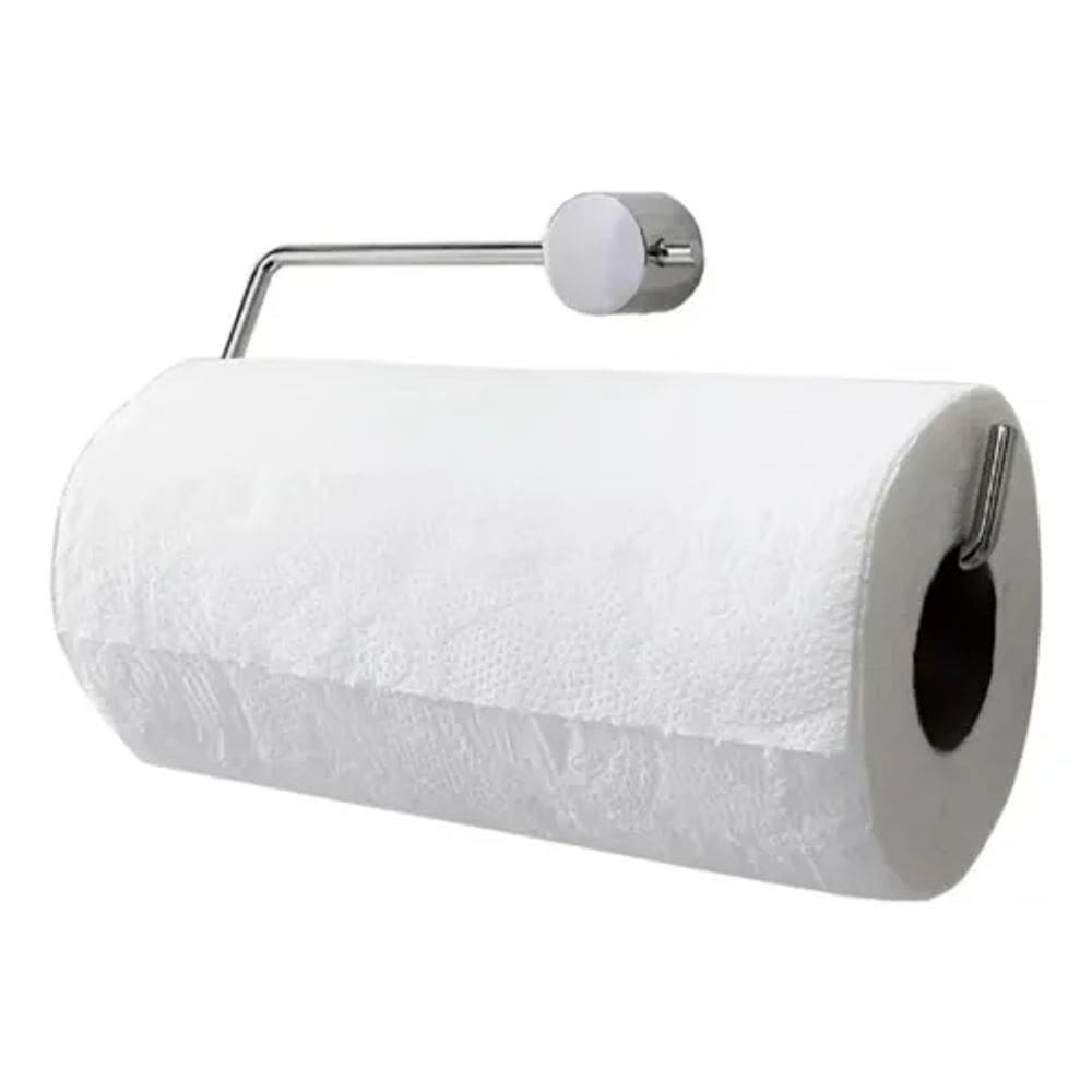Suporte Porta Papel Toalha Para Cozinha Aço Inox 304 Linha Roma - Re4030