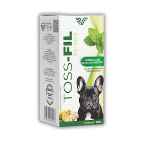 Antitussígeno Toss-fil Xarope Natural Cães Gatos 90ml Filvet