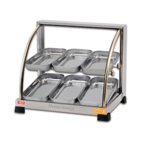 Estufa para Salgados 6 Bandejas Dupla Marchesoni Linha Ouro Inox 220V - EF.2.262