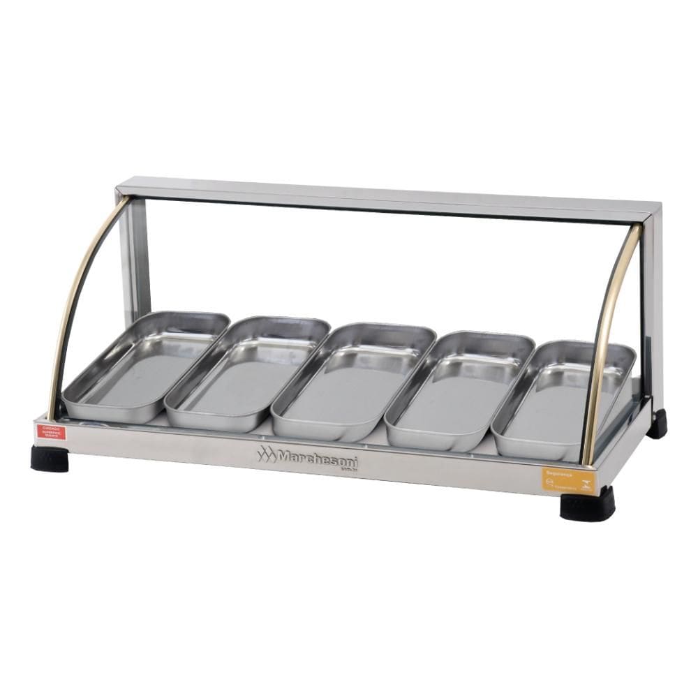 Estufa para Salgados 5 Bandejas Marchesoni Linha Ouro Inox 220V - EF.2.052