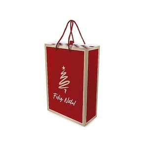 Caixa Luva com Alça Natal  G
