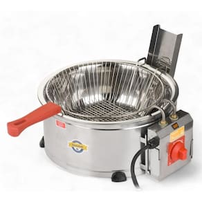Fritadeira Elétrica Industrial Tacho 7,5 Litros Marchesoni Esmaltada 3000W 220V - TH.1.702