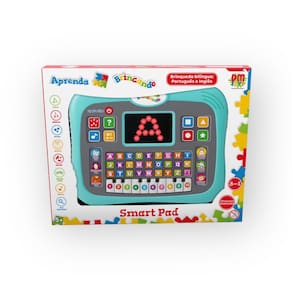 Smart Pad Infantil Aprenda Brincando Bilíngue DM Toys