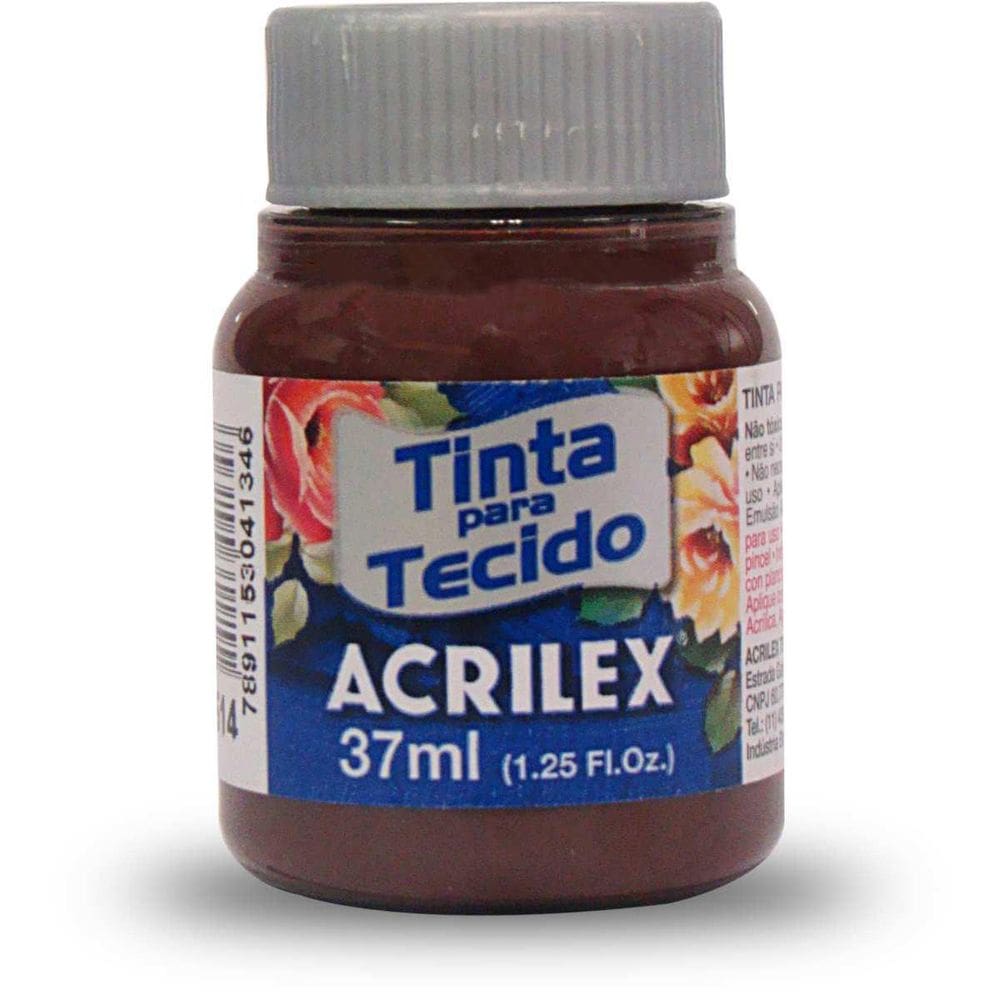 Tinta Tecido Fosca 037Ml Terra Queimada