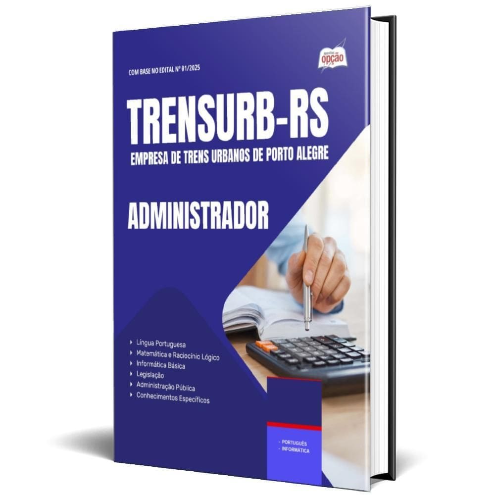 Apostila Trensurb Rs 2025 - Administrador