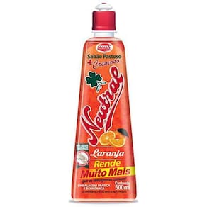 Kit Sabão Neutral Cremoso Laranja Maua D Brasil P Louça 18Un
