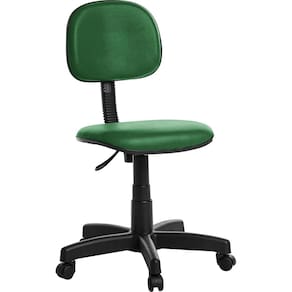 Cadeira Escritório Giratória Secretária Verde 110kg