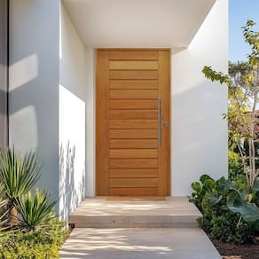 Porta Pivotante Batente Misto 14 Puxador Tubo 120 X 210 Esquerdo Rodam California